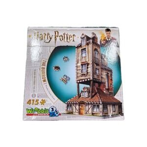Wrebbit 3-D Harry Potter The Burrow Weasley Family Home 3D Jigsaw Puzzle 415 PCS